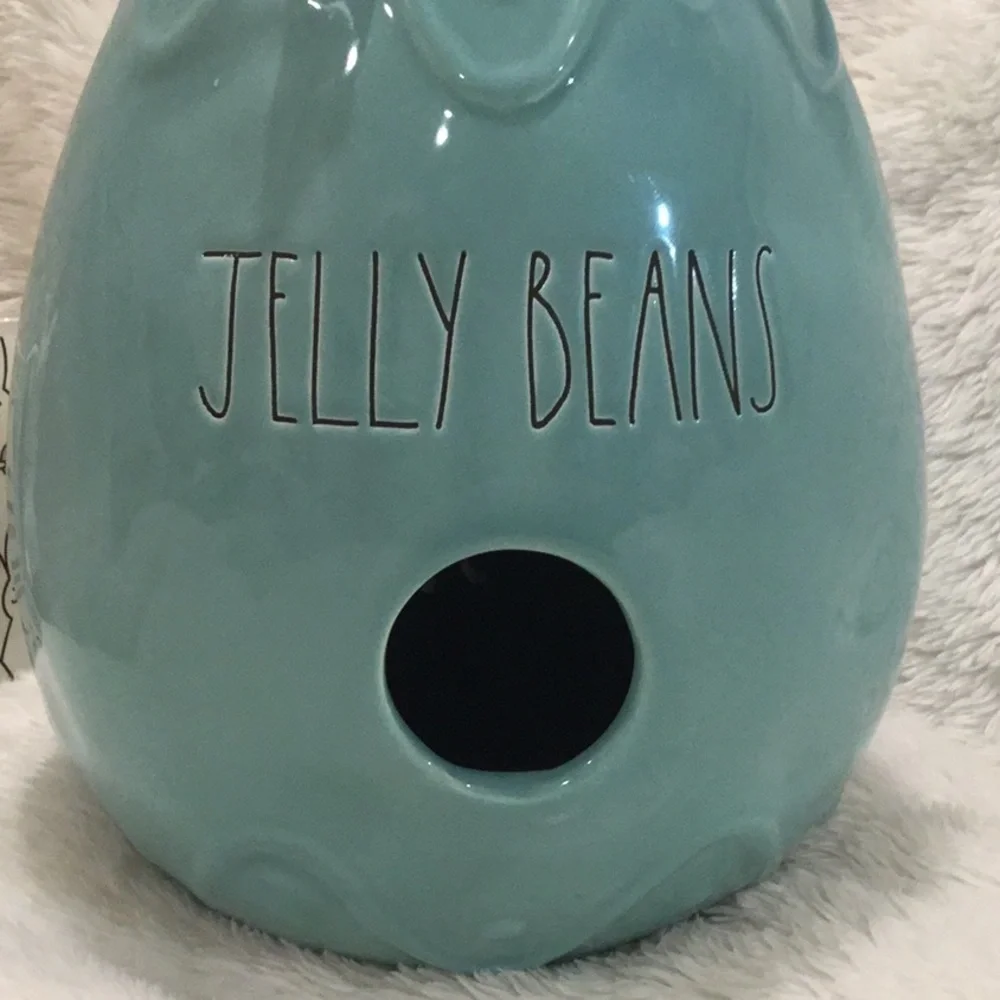 NEW Rae Dunn JELLY BEANS Birdhouse Turquoise VHTF - Picture 2 of 7